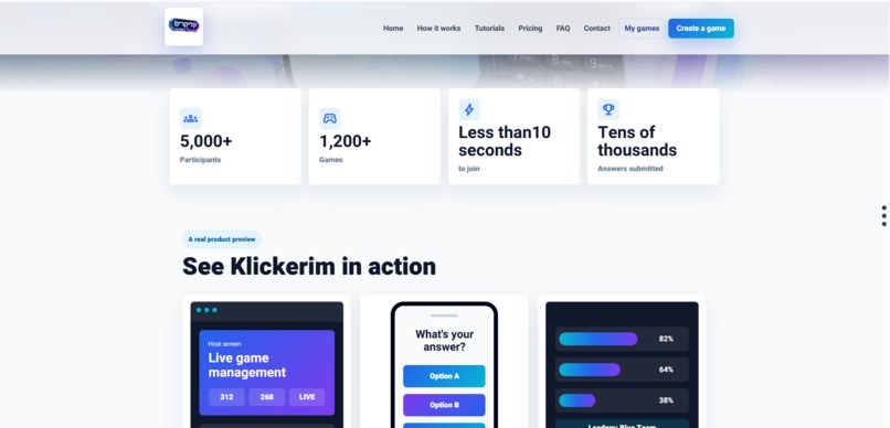 Klickerim – AI-Powered Interactive Quiz Platform – screenshot 2