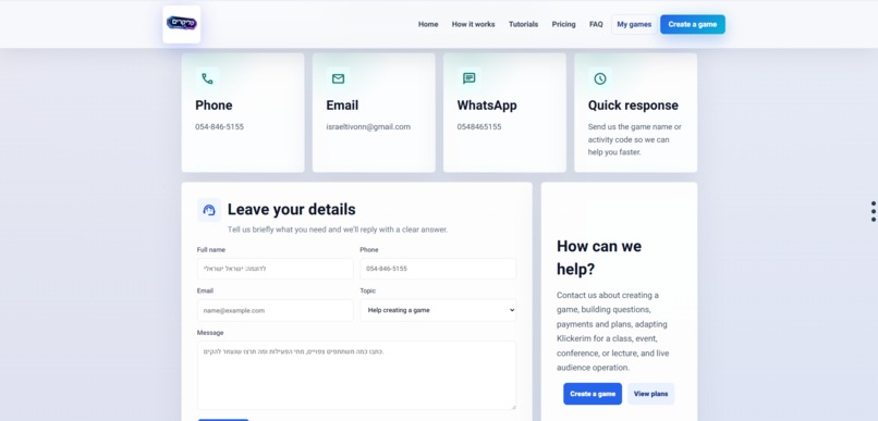 Klickerim – AI-Powered Interactive Quiz Platform – screenshot 6