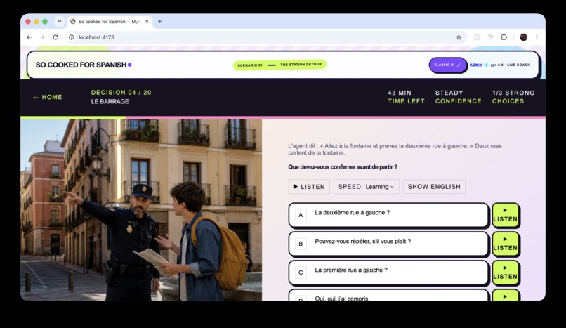 so cooked for spanish – screenshot 6