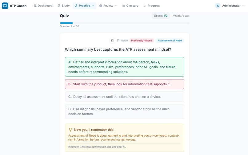 ATP Study Coach – screenshot 8