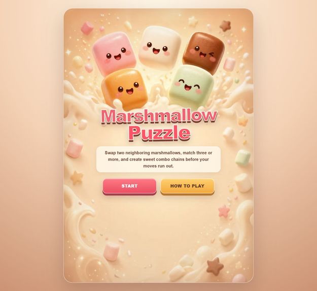 Marshmallow Puzzle – screenshot 1
