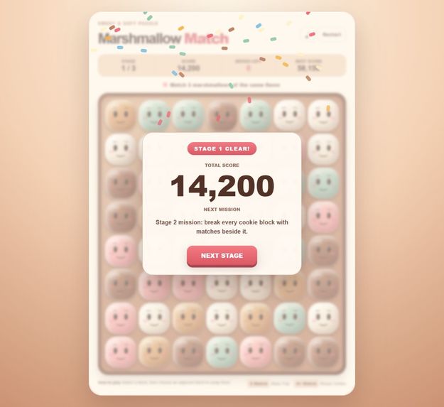 Marshmallow Puzzle – screenshot 4