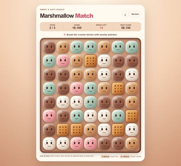 Marshmallow Puzzle – screenshot 5