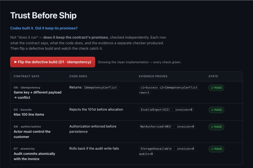 Trust Before Ship – screenshot 1