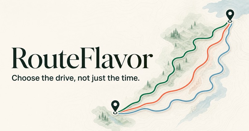 RouteFlavor - Choose the drive, not just the time. – screenshot 1