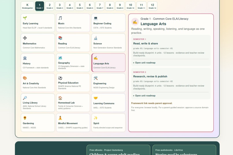 LearnOS 0.26 - Education Hub  – screenshot 3