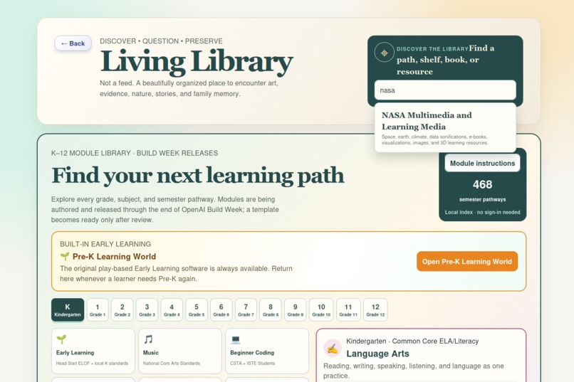 LearnOS 0.26 - Education Hub  – screenshot 2