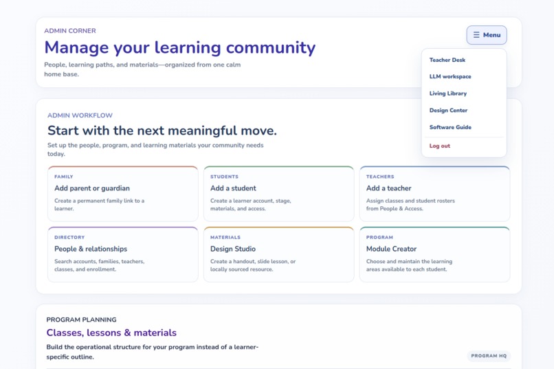 LearnOS 0.26 - Education Hub  – screenshot 5