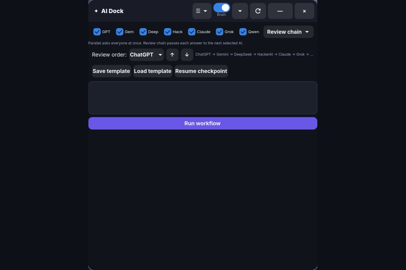 AI Dock – screenshot 2