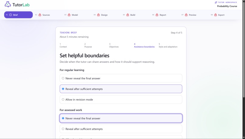 TutorLab – screenshot 5