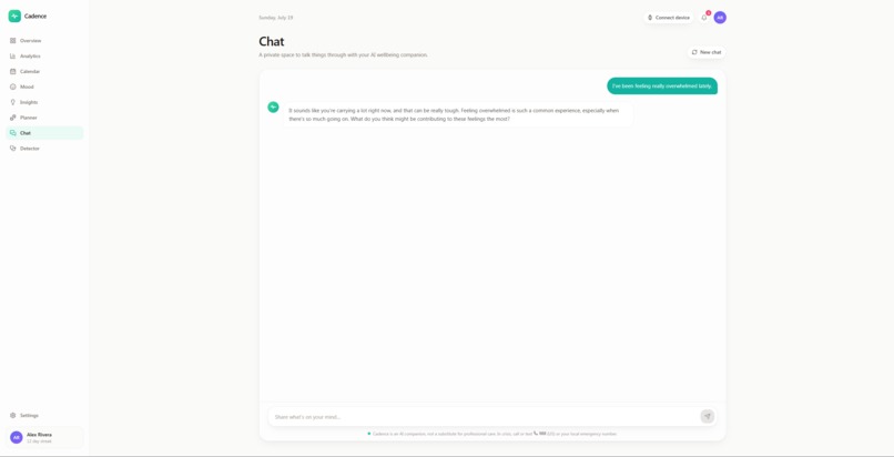 Cadence AI – screenshot 1