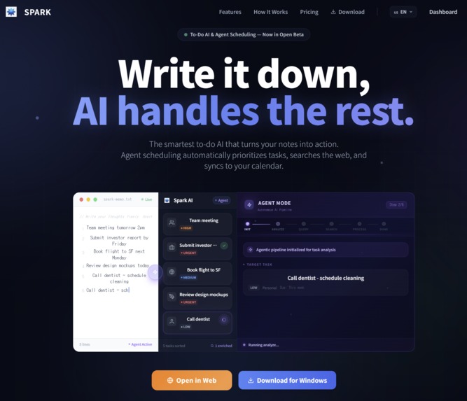 SPARK-AI: Execution Agent – screenshot 1