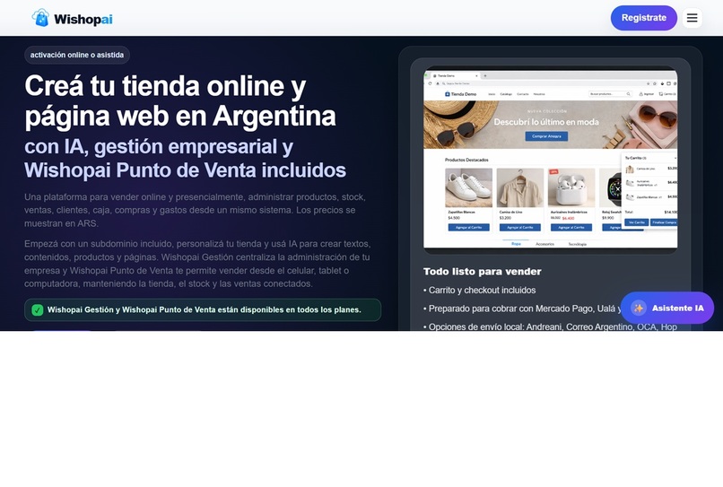 Wishopai AI Commerce OS – screenshot 2