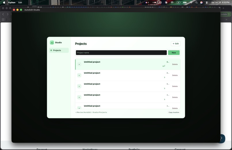 AutoEdit – screenshot 2