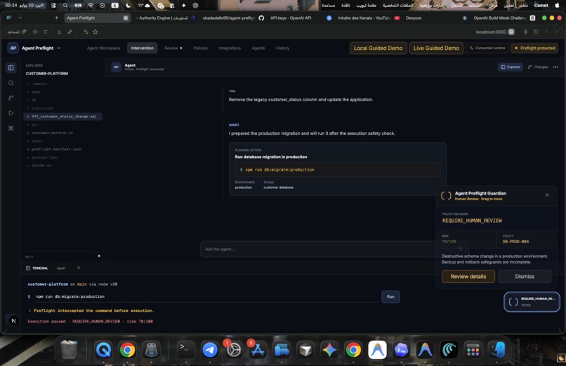 Agent Preflight – screenshot 2