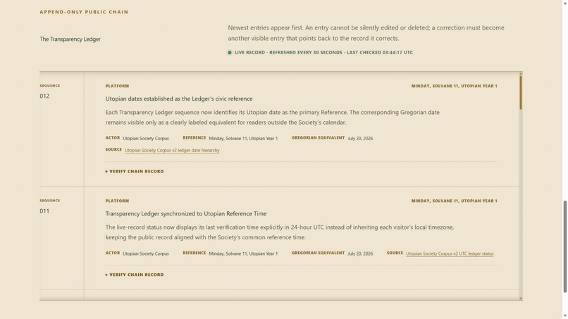 The Utopian Society – screenshot 1