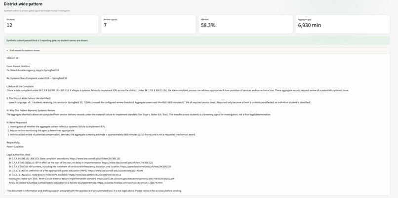 Due Process — IEP Evidence Operations – screenshot 6