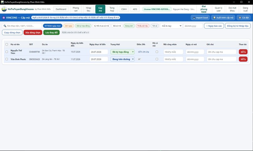 VINCONS Recruitment CRM – screenshot 3