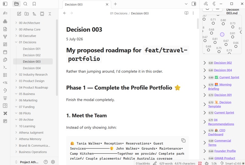 Athena: AI Operating System for Founders  – screenshot 6