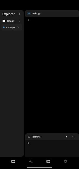 PocketIDE – screenshot 1