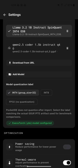 PocketIDE – screenshot 6