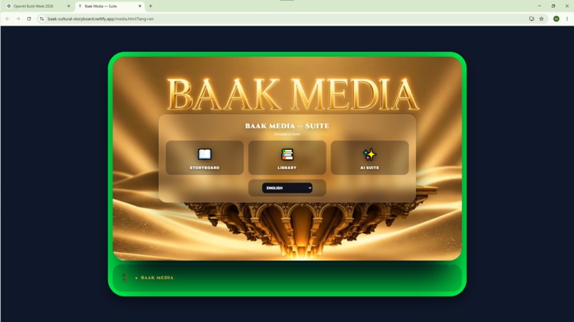 Baak Media – screenshot 1