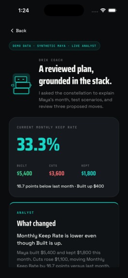 BRIK — The AI Wealth Reasoning Layer for STAKD – screenshot 7
