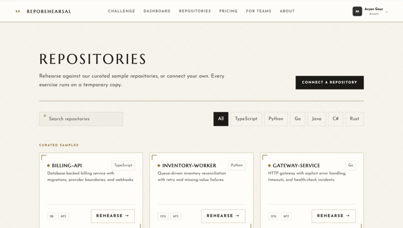 Repo Rehersal – screenshot 5