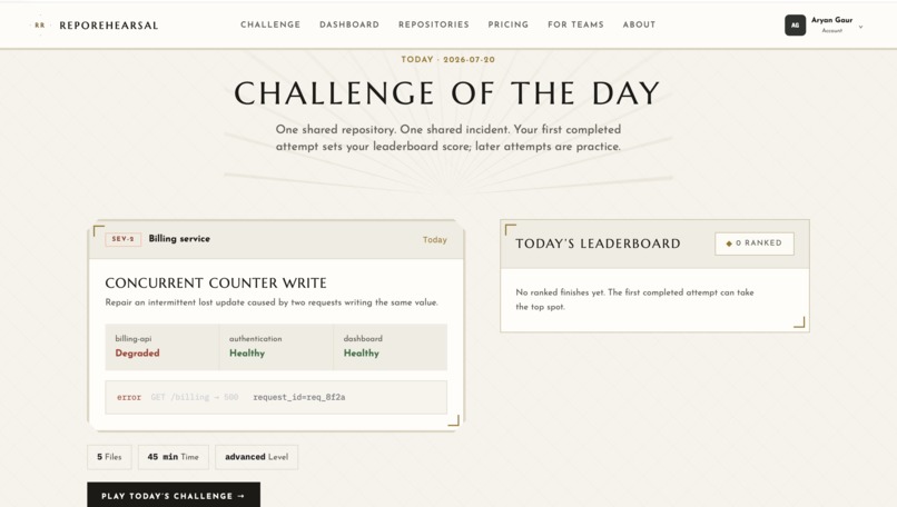 Repo Rehersal – screenshot 6