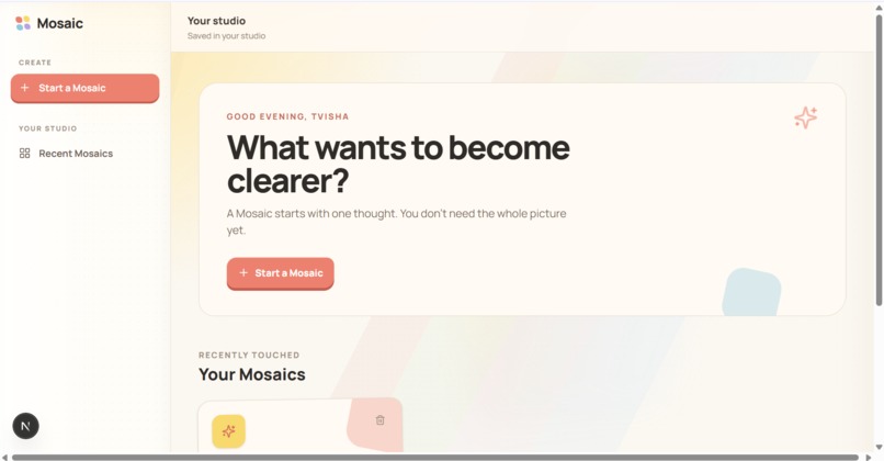 Mosaic – screenshot 2