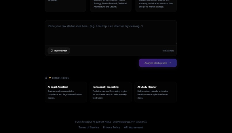 FounderOS AI – screenshot 2