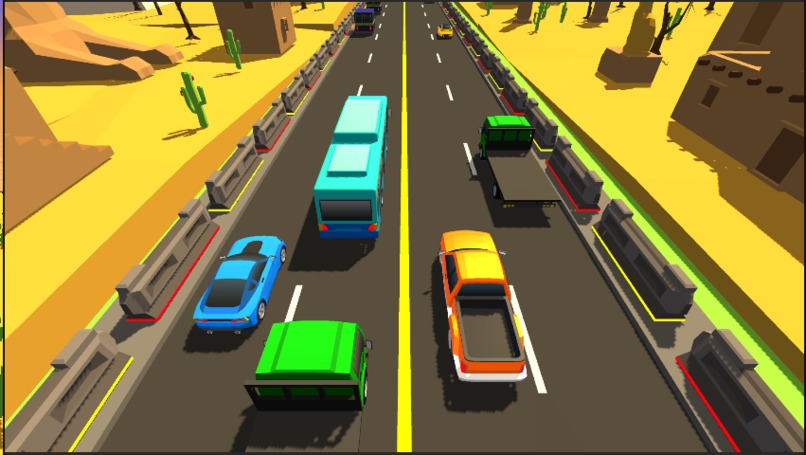 Endless driving traffic racer – screenshot 2