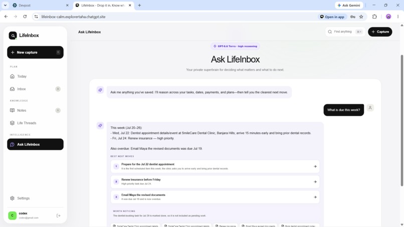 LifeInbox – screenshot 5