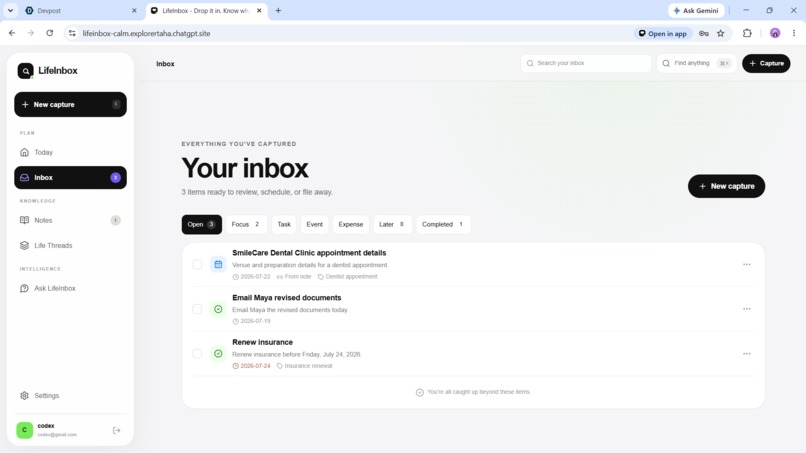 LifeInbox – screenshot 7