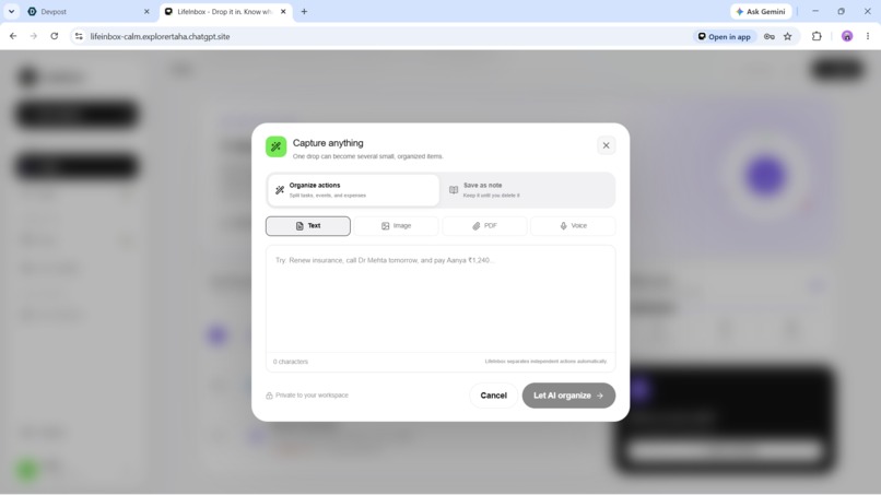 LifeInbox – screenshot 10