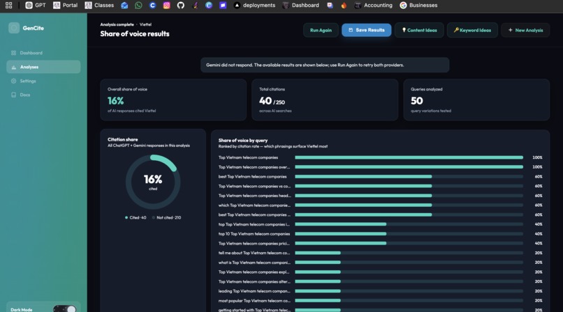 Gencite  – screenshot 6