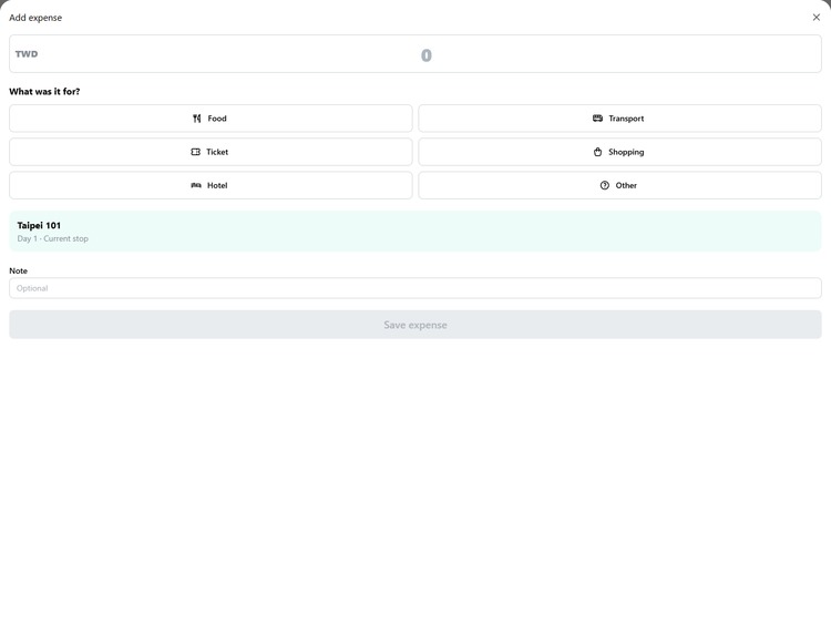 Trip Planner – screenshot 1