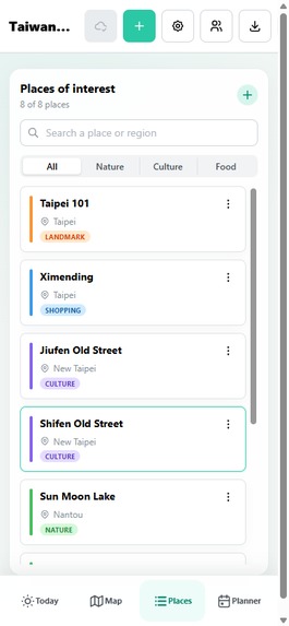 Trip Planner – screenshot 2
