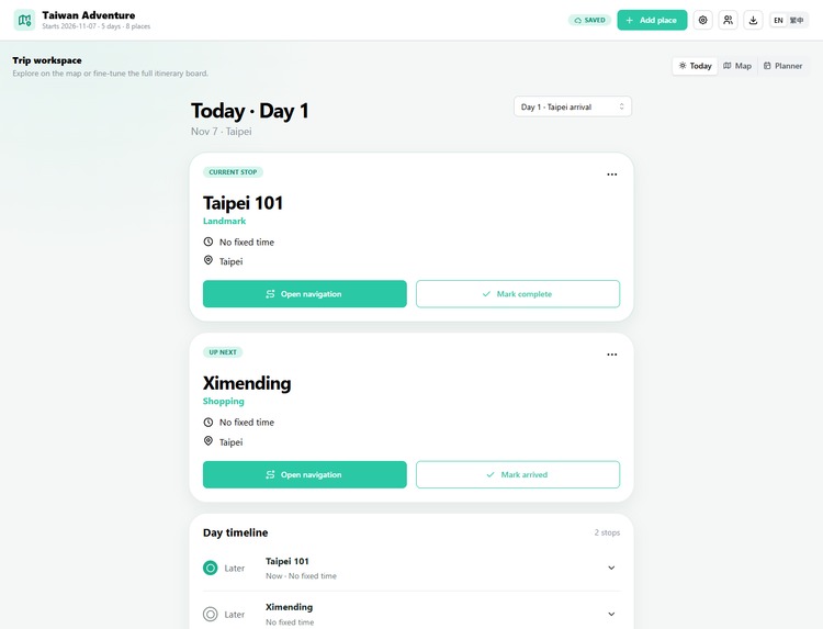 Trip Planner – screenshot 4