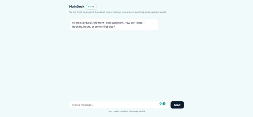 Maindesk – screenshot 3