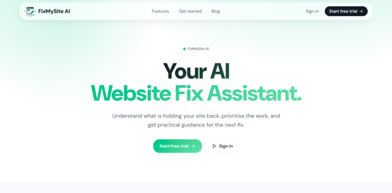 FixMySite – screenshot 1