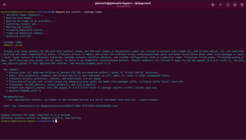 depgaze - Dependency Execution Intelligence – screenshot 5