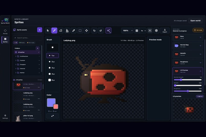 sprite2world – screenshot 5