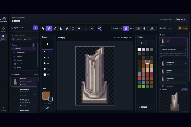 sprite2world – screenshot 2