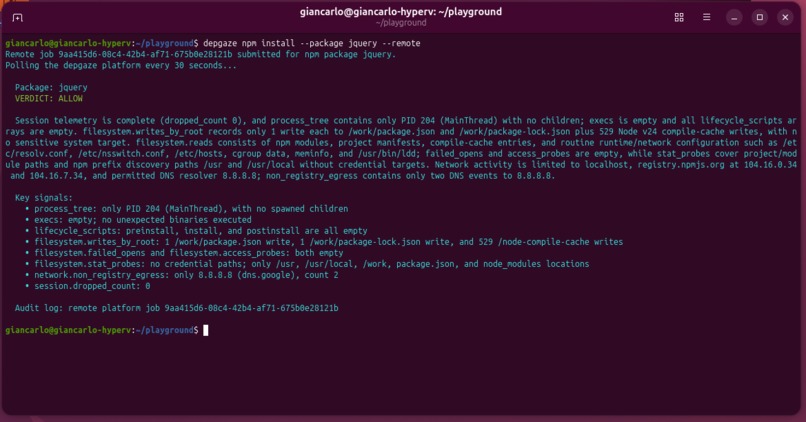depgaze - Dependency Execution Intelligence – screenshot 7