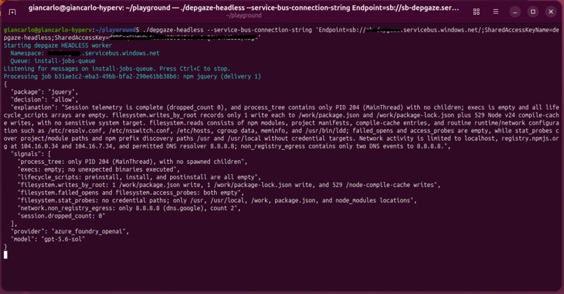 depgaze - Dependency Execution Intelligence – screenshot 8