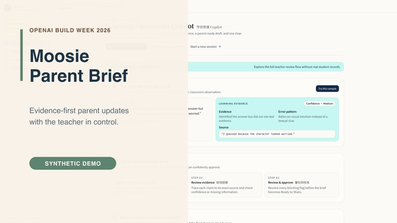 Moosie Learning Operations Copilot  – screenshot 1