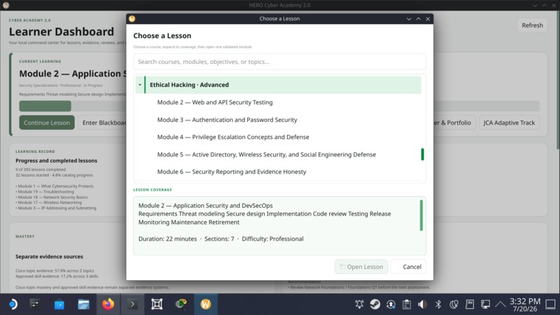 Project NERO: Adaptive AI Cyber Academy – screenshot 7