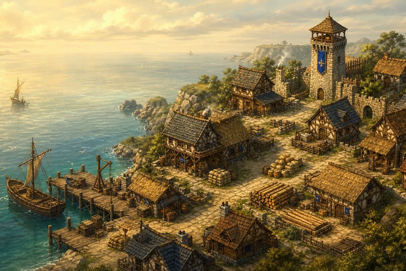 Crown Harbor - city builder game – screenshot 3