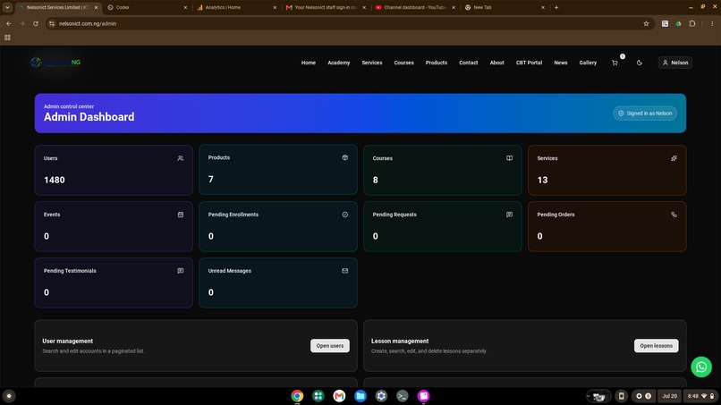 NelsonictNG — Intelligent School Learning Management System – screenshot 6